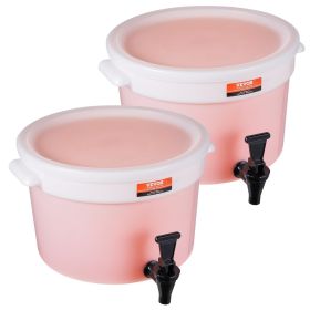VEVOR Beverage Dispenser, 3 Gallon Drink Dispensers for Parties, Plastic Juice Dispenser with Spigot and Lid, Iced Tea Lemonade Juice Water Dispe