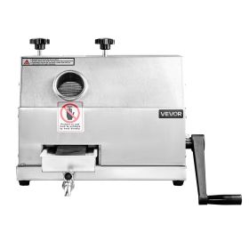VEVOR Commercial Sugar Cane Juicer, 110LBS/H High Output Sugarcane Juicer Machine with 3 Stainless Steel Rollers, 2.4" Large Inlet